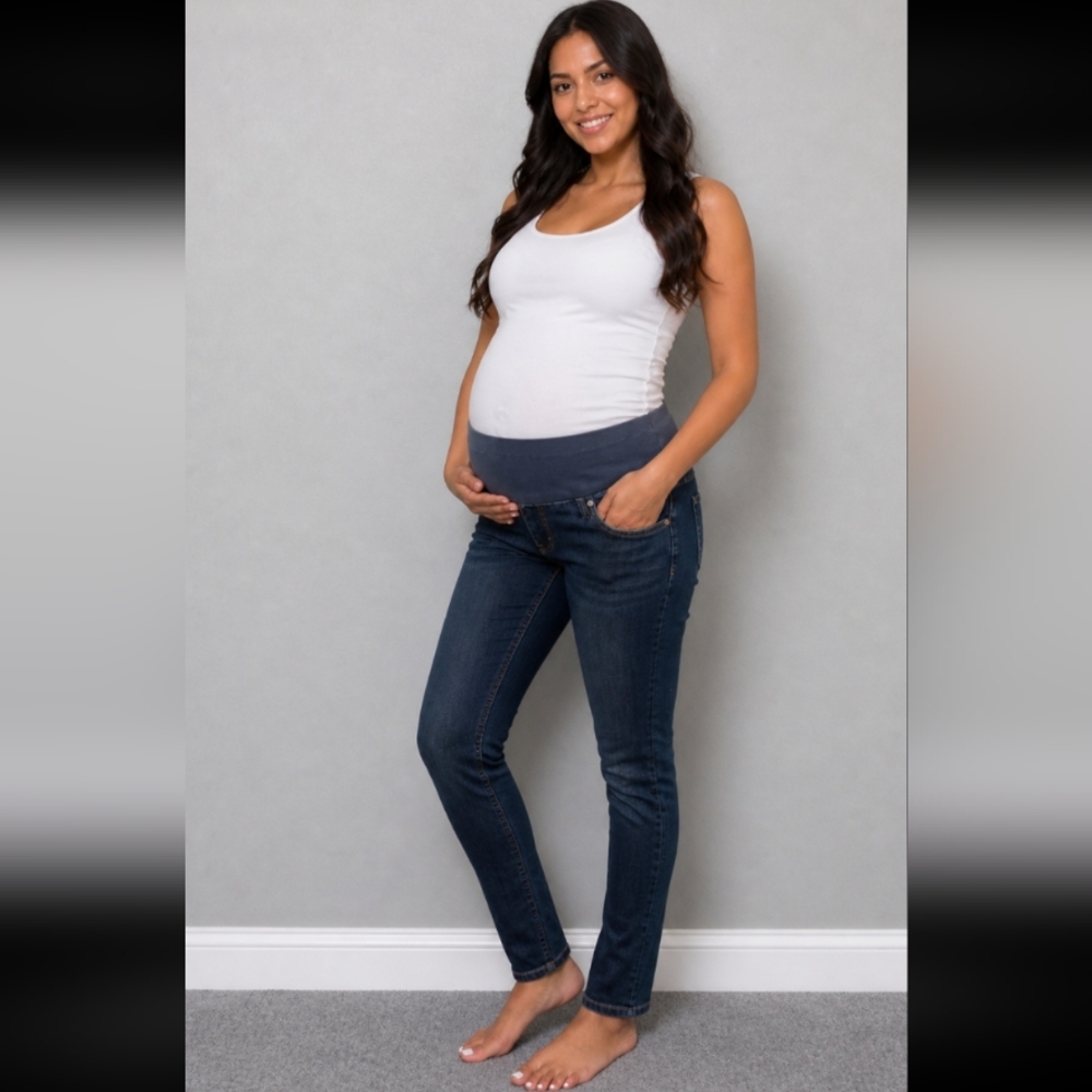 Gap 1969 Always Skinny Demi Panel Maternity Jeans